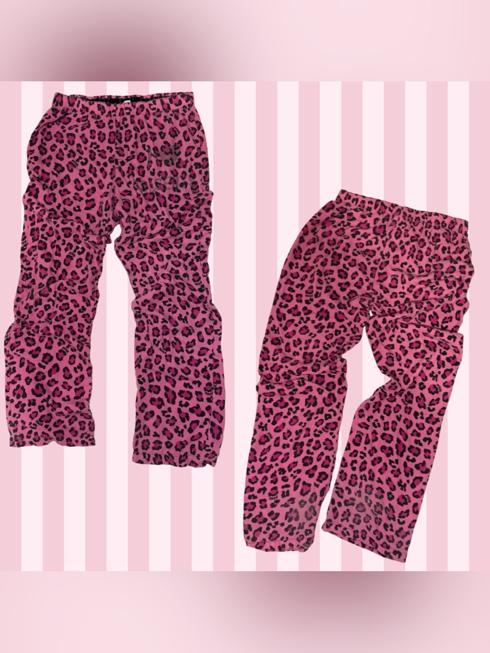 VS PINK leopard print PJ pants